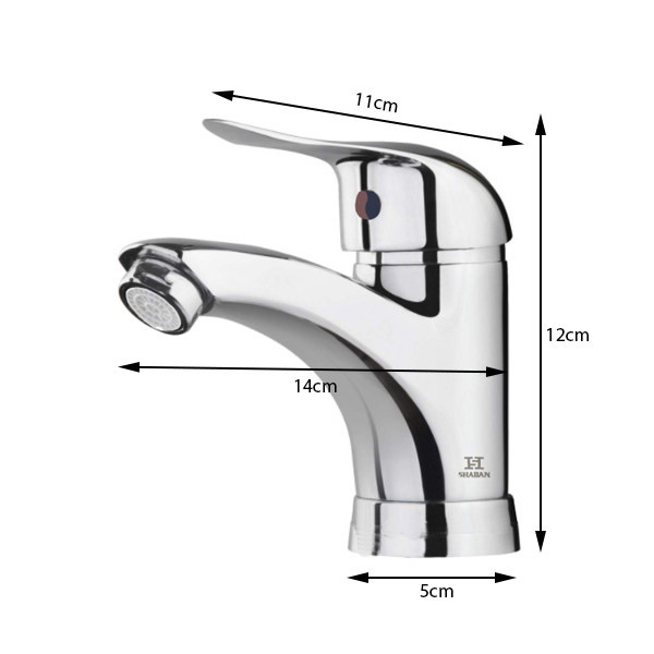 شیر روشویی شادان مدل FR-CR