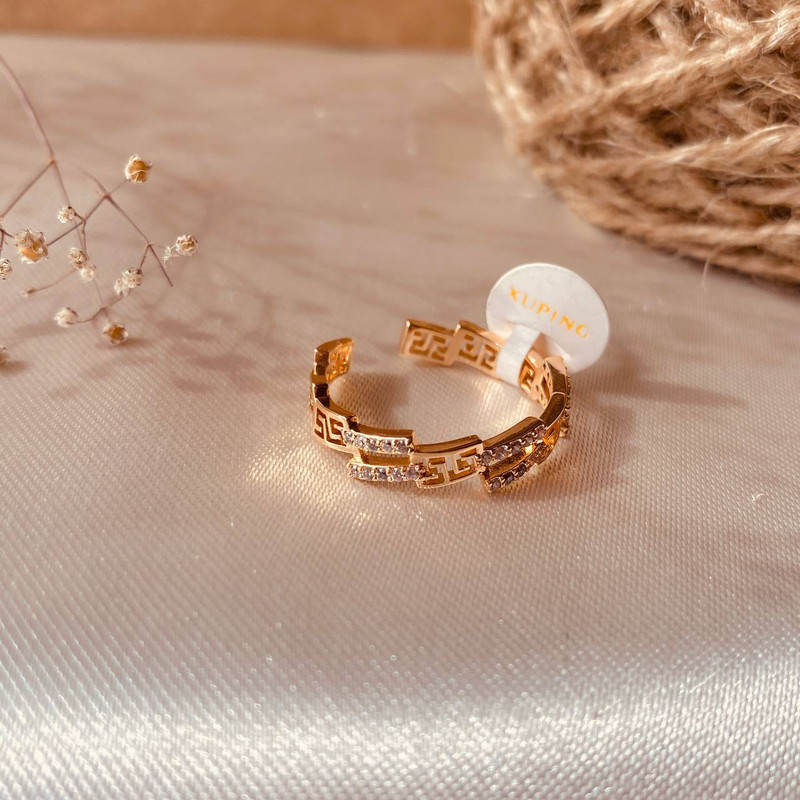 انگشتر زنانه ژوپینگ مدل نگینی انگشتر زنانه ژوپینگ مدل نگینی