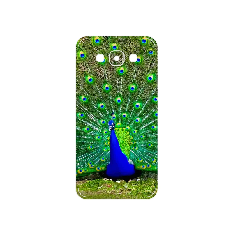 برچسب پوششی ماهوت مدل Peacock مناسب برای گوشی موبایل سامسونگ Galaxy E7