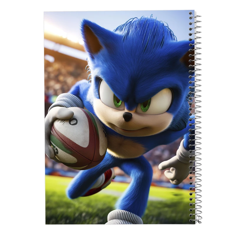 دفتر ژورنال نویسی 50 برگ مدوپد مدل نقطه ای طرح سونیک sonic کد DF13442