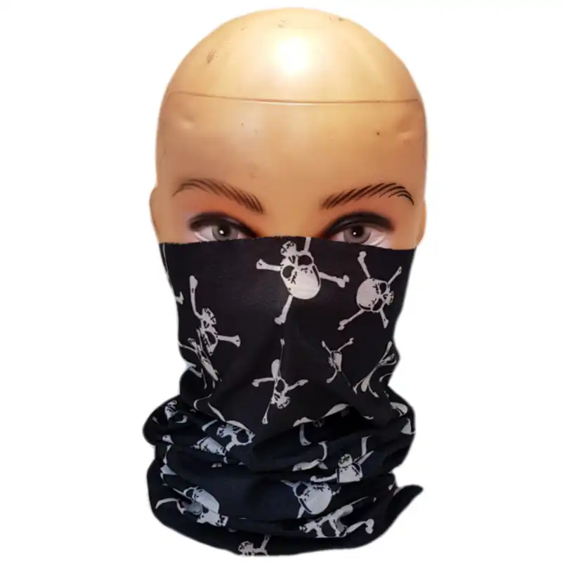 دستمال سر و گردن مدل  اسکلت Rokh13
