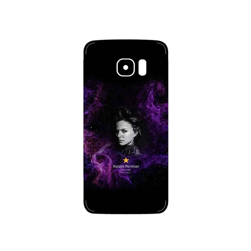 برچسب پوششی ماهوت مدل Natalie Portman مناسب برای گوشی موبایل سامسونگ Galaxy S7 Edge