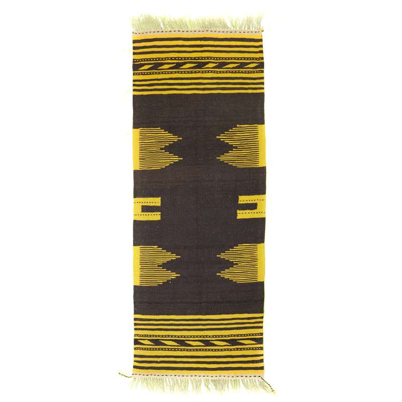 گلیم دستبافت یک و نیم متری مدل دکوراتیو کد 4101178