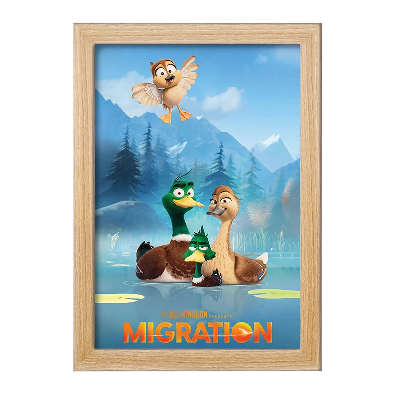 تابلو خندالو مدل مهاجرت کد F2164