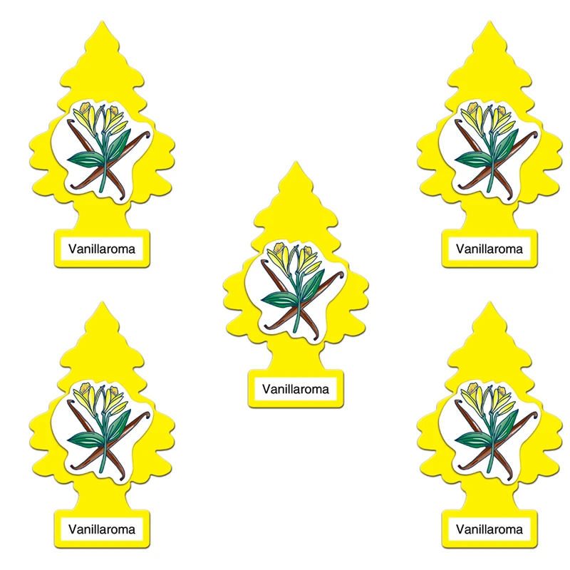 خوشبوکننده خودرو لیتل تریس مدل Vanillaroma بسته 5 عددی