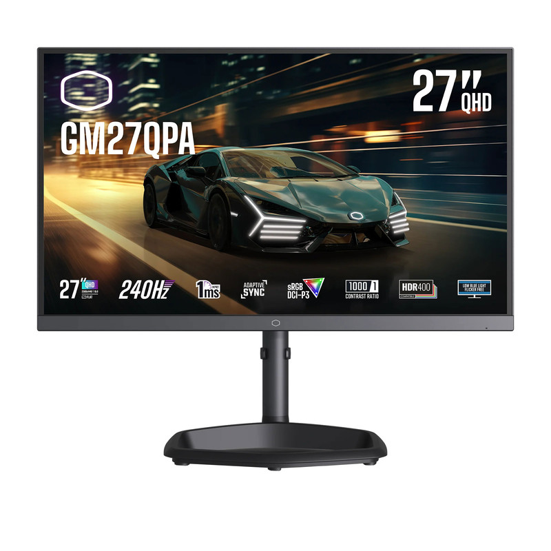مانیتور گیمینگ 27 اینچ کولر مستر مدل GM27QPA