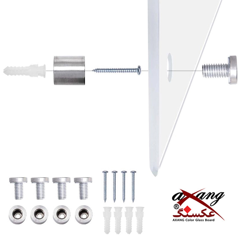 تخته وایت برد شیشه‌ ای عکسنگ طرح اینستاگرام مدل AXANG-INSTA سایز 100x70 سانتی متر