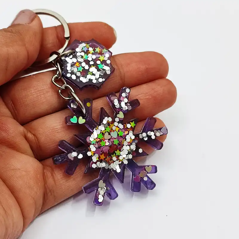 جاکلیدی رزینی طرح دانه برف