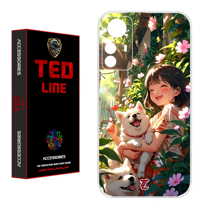 کاور تدلاین طرح سگ کد 1177 مناسب برای گوشی موبایل شیائومی Redmi Note 12S