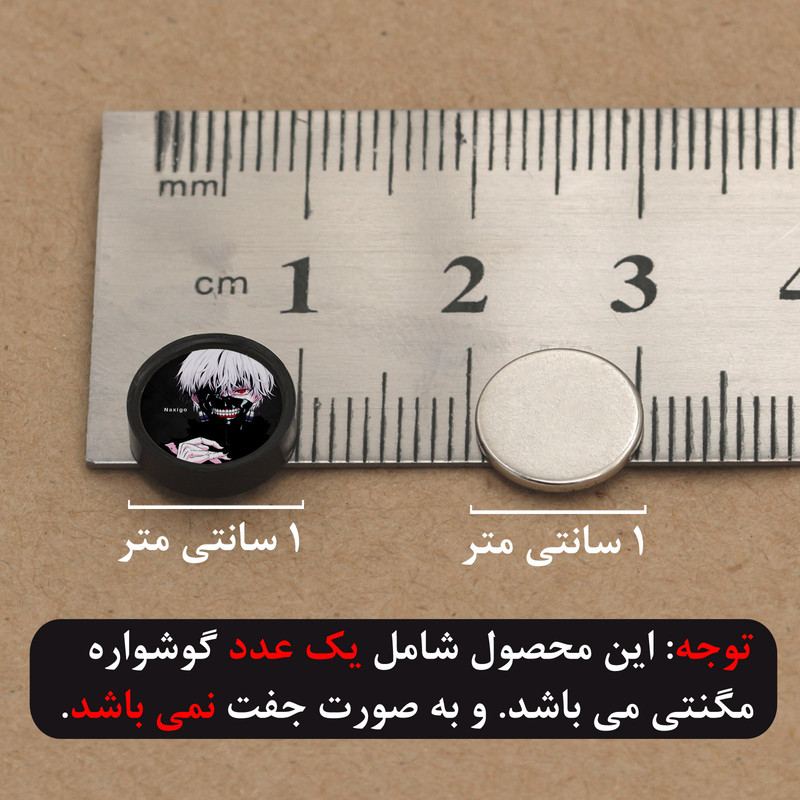 پیرسینگ گوش ناکسیگو مدل شب تاب طرح Tokyo Ghoul کد PM6968 پیرسینگ گوش ناکسیگو مدل شب تاب طرح Tokyo Ghoul کد PM6968