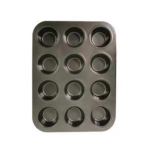 قالب شیرینی مدل مافین گرد 12 خانه