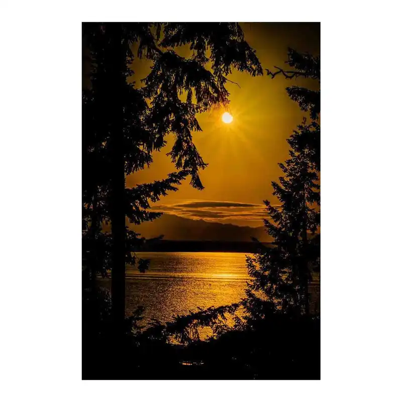 کارت پستال رادکس طرح غروب خورشید مدل s674