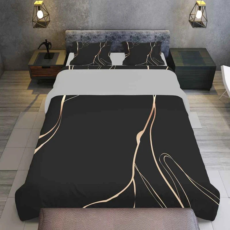 سرویس روتختی مدل مرمری TXY737 تک نفره 5 تکه