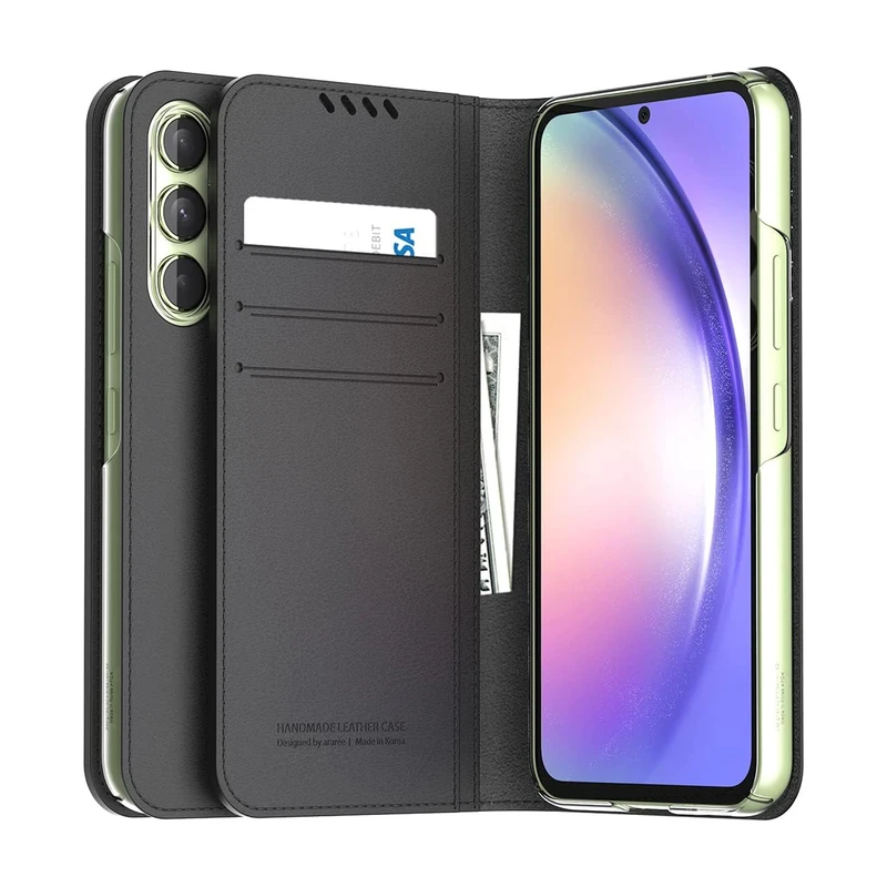 کیف کلاسوری آراری مدل Mustang Diary مناسب برای گوشی موبایل سامسونگ Galaxy A54 5G