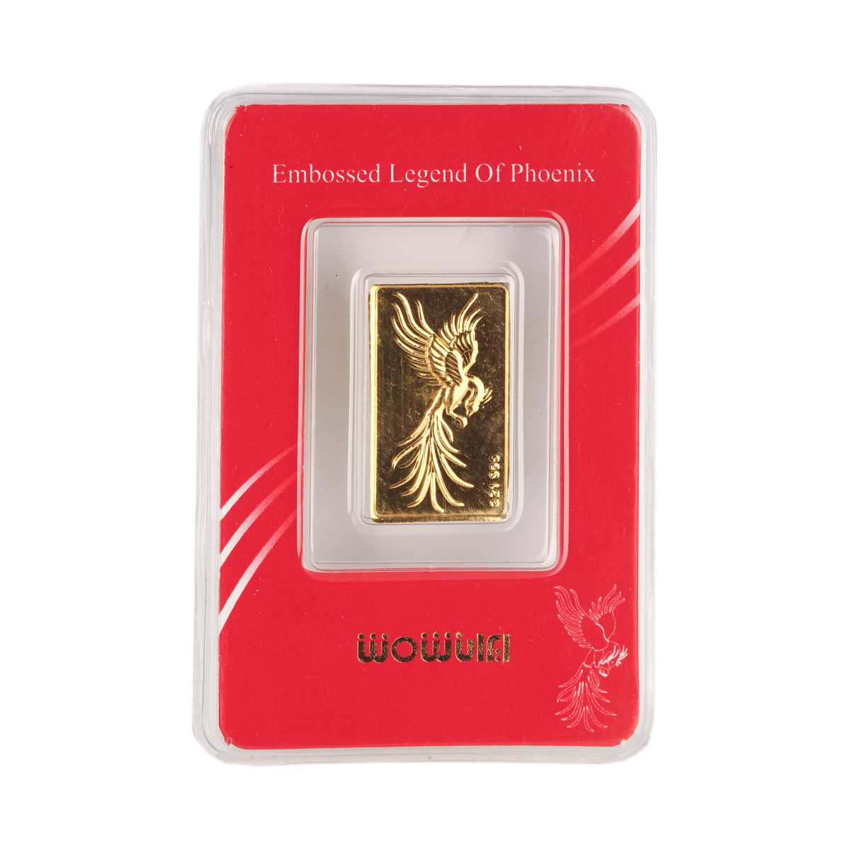 شمش طلا 24 عیار ایران‌شمش مدل سیمرغ کد T-1.5