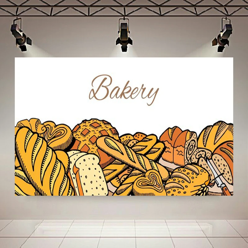 پوستر دیواری طرح نانوایی مدل انواع نان کد AR304519