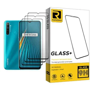 Randika Glass MIX003 Screen Protector For Realme 5i Pack Of 3