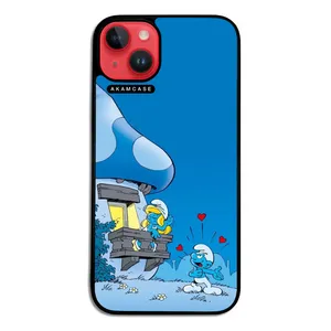 AKAM AMC-WA14PLUS-SMURFS-4 Cover For Apple iPhone 14 Plus