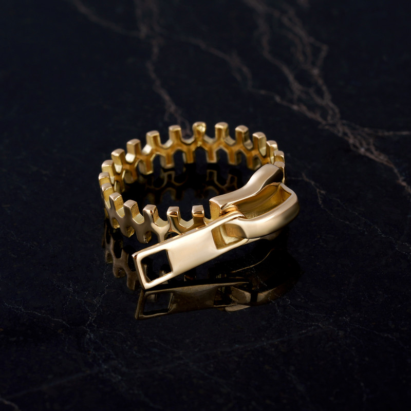 انگشتر طلا 18 عیار زنانه جواهری سون مدل 3607