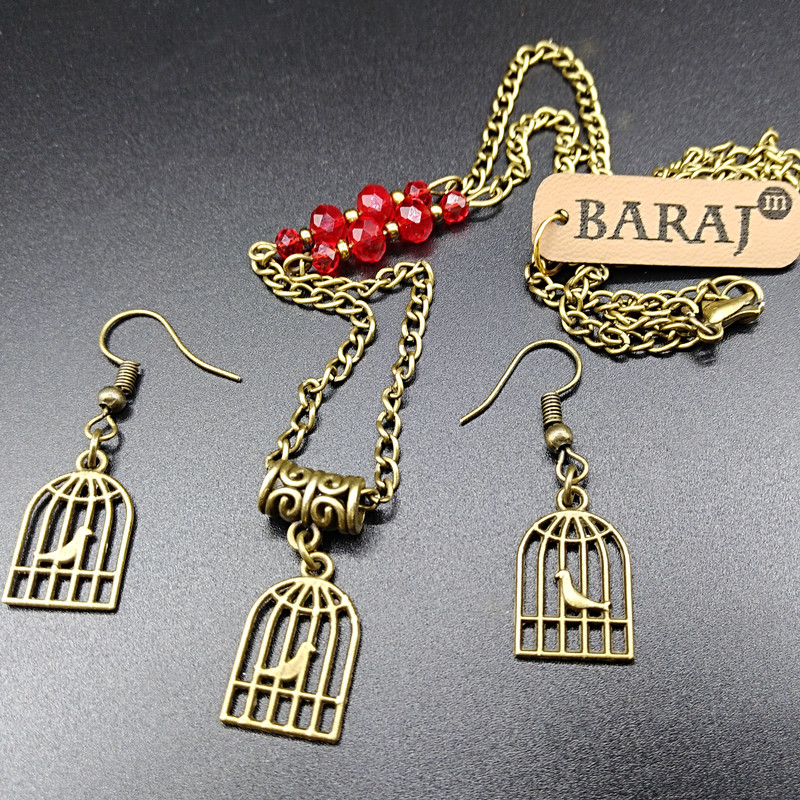 نیم ست زنانه باراج من مدل قفس کد S-GG نیم ست زنانه باراج من مدل قفس کد S-GG