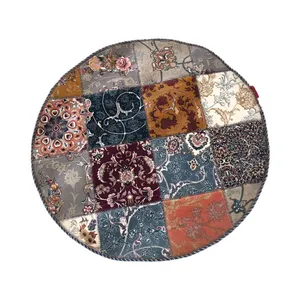 فرش ماشینی 1200 شانه زمینه کرم حاشیه کرم مدل ماربل