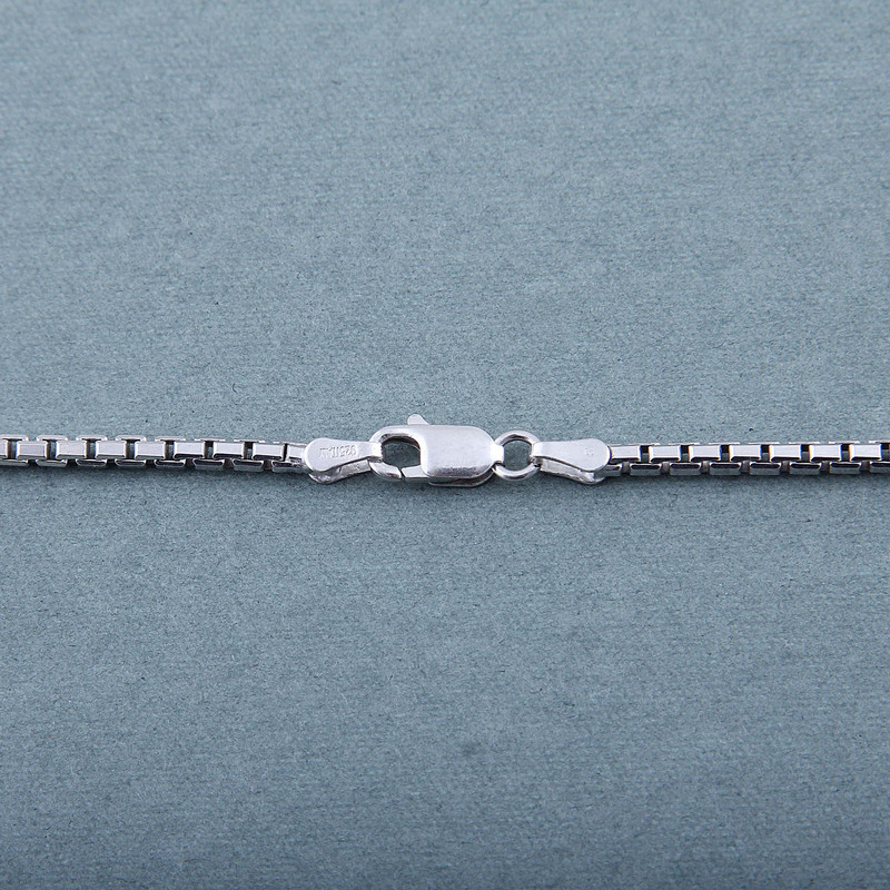 زنجیر نقره مردانه مدل ونیزی ایتالیایی کد ZR_108