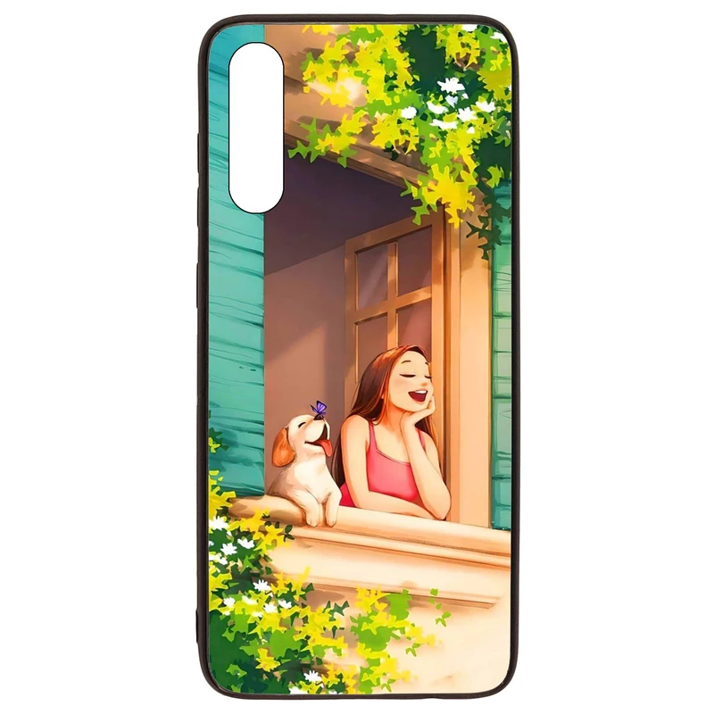 کاور قاب گارد گوشی طرح دخترانه کد TPU-015 مناسب برای گوشی موبایل سامسونگ Galaxy A70 / A70s