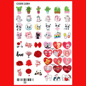 استیکر طراحی ناخن مدل 22B1