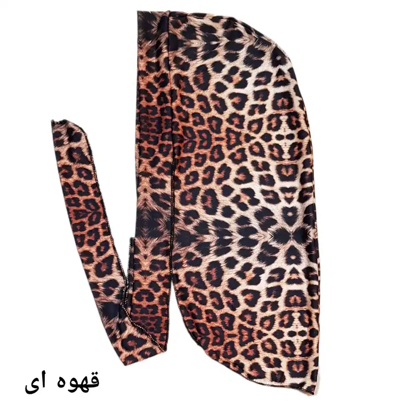 دستمال سر و گردن مدل دورگ پلنگی