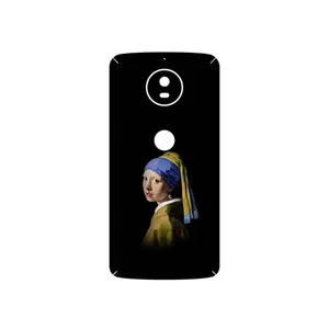 MAHOOT Girl with a Pearl Earring of Vermeer Cover Sticker for Motorola Moto G5S