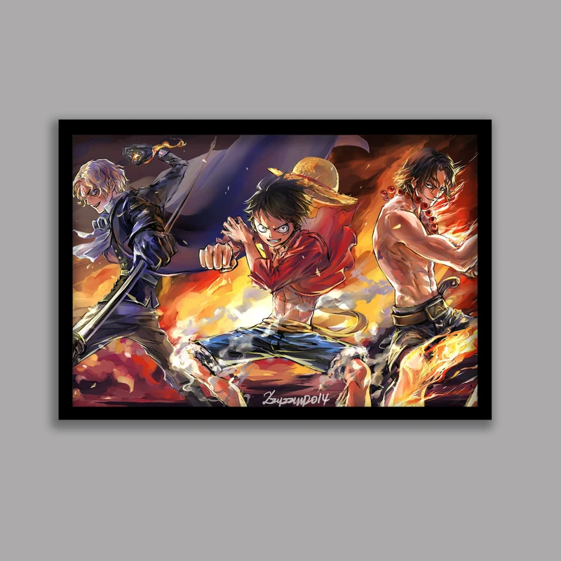 تابلو مدل انیمه وان پیس One Piece کد LA-G10501-2