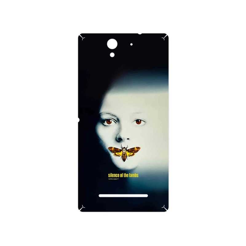 برچسب پوششی ماهوت مدل Silence of the Lambs مناسب برای گوشی موبایل سونی Xperia C3 Dual