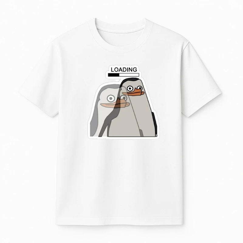 تی‌شرت آستین کوتاه پسرانه مدل پنگوئن  