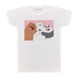 تی شرت بچگانه پرمانه طرح خرس های کله فندقی کد pmt.5619