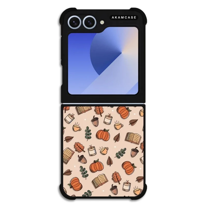 کاور آکام مدل AMC-WSGZFLIP6-PUMPKIN-7 مناسب برای گوشی موبایل سامسونگ Galaxy Z Flip 6