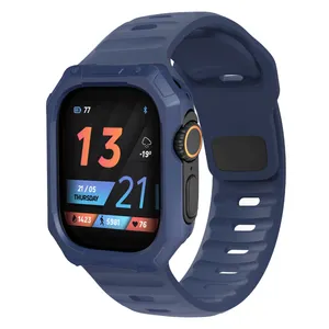 بند اسپریگ مدل Hexa Spig مناسب برای اپل واچ 49 میلی متری سری Ultra / Ultra 2 به همراه کاور