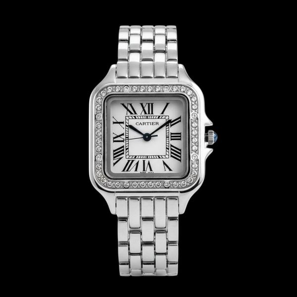 ساعت مچی عقربهای کوارتز زنانه مدل دورنگین قفل مخفی کد 002