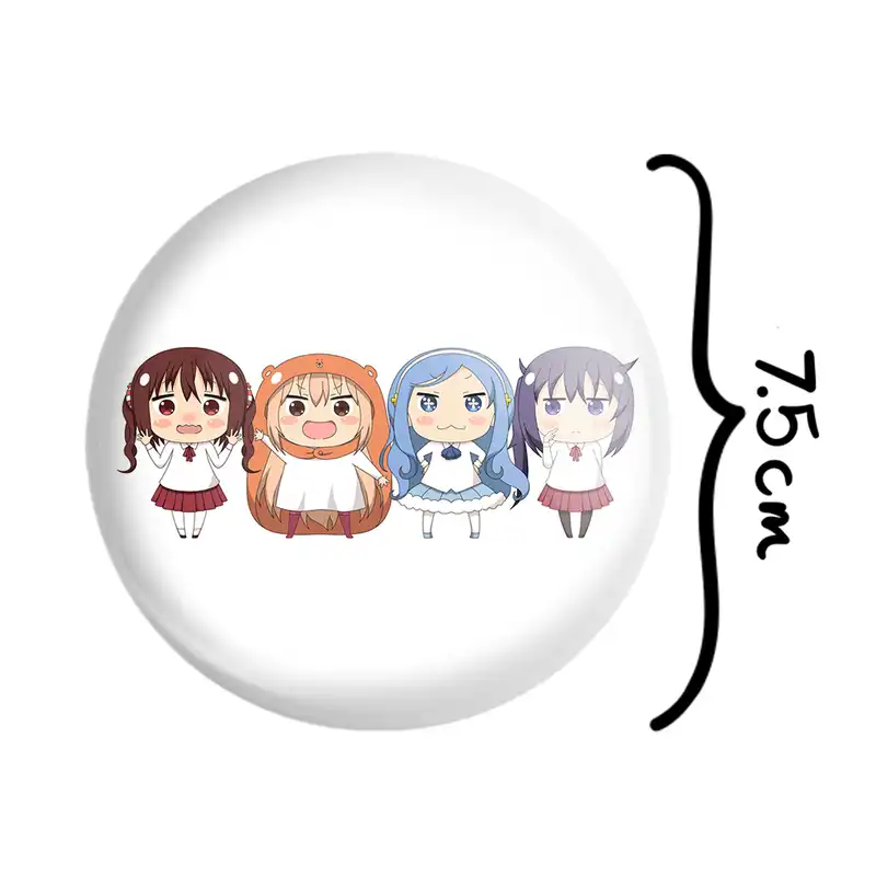 آینه جیبی خندالو طرح انیمه اومارو چان انیمه اوماروچان Umaru Chan مدل تاشو کد 18494