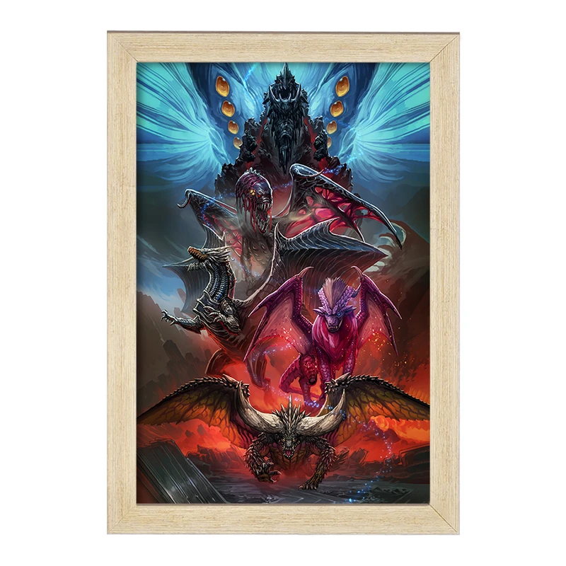 تابلو خندالو مدل بازی شکارچی هیولا (Monster Hunter) کد 33282