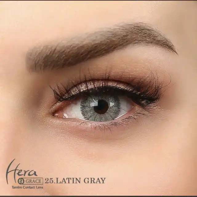 لنز چشم هرا گریس شماره 25 کد SAA310 مدل Latin رنگ سبز یشمی روشن