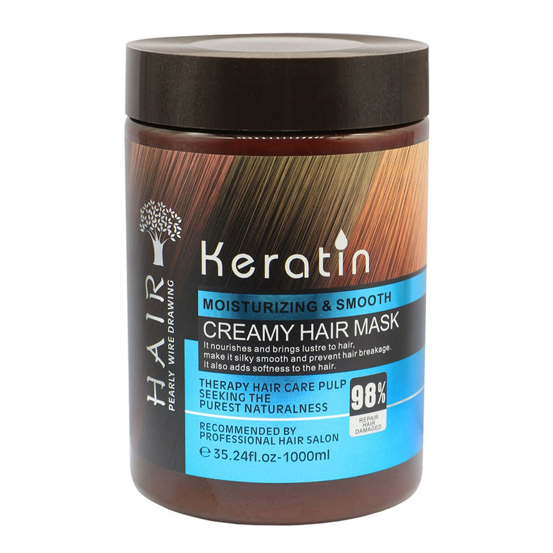 ماسک مو هر مدل Keratin حجم 1000 میلی لیتر ماسک مو هر مدل Keratin حجم 1000 میلی لیتر