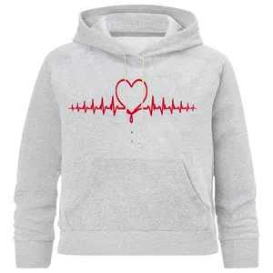 هودی دخترانه مدل M 182 ضربان قلب