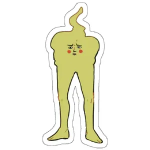 استیکر لپ تاپ مدل cute ghost