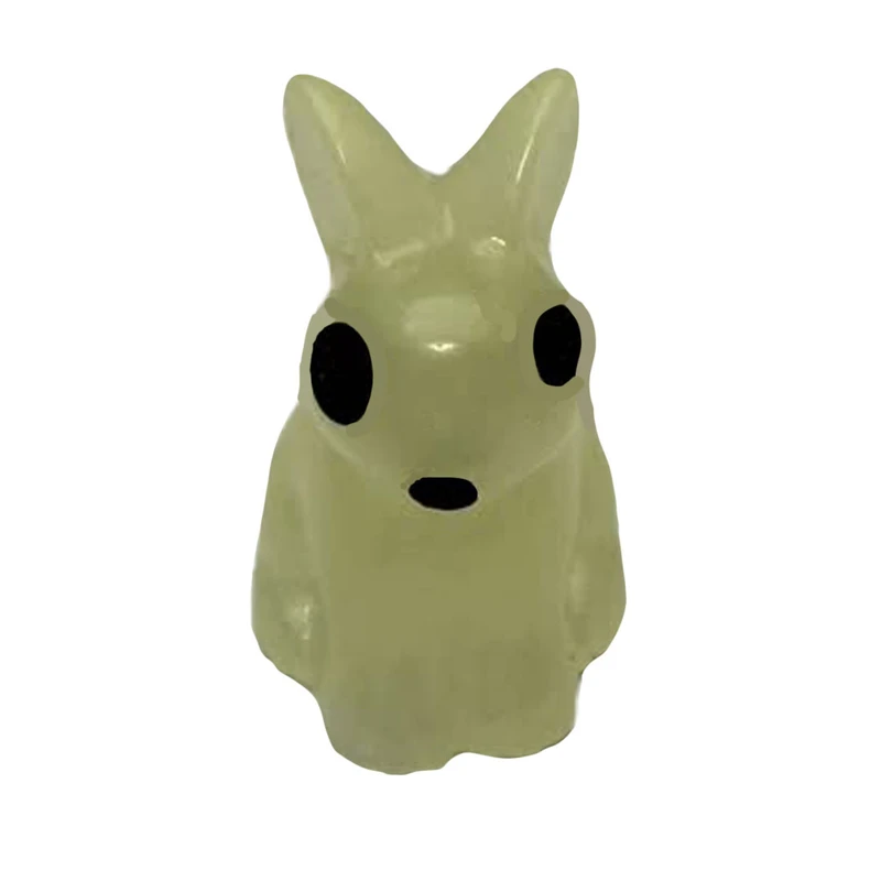 مجسمه رزینی طرح شب تاب مدل خرگوش کوچولو