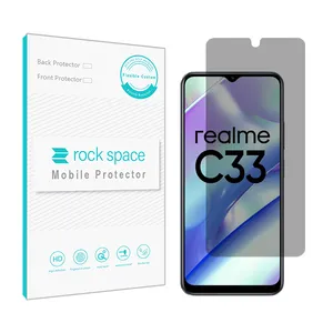 Rock space code PRV privacy screen protector suitable for Realme C33