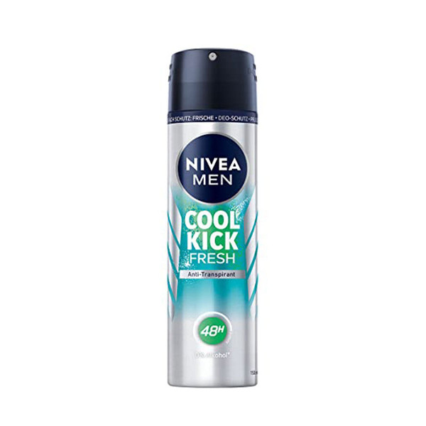 اسپری  ضد تعریق مردانه نیوآ مدل Cool Kick fresh حجم 150 میلی لیتر