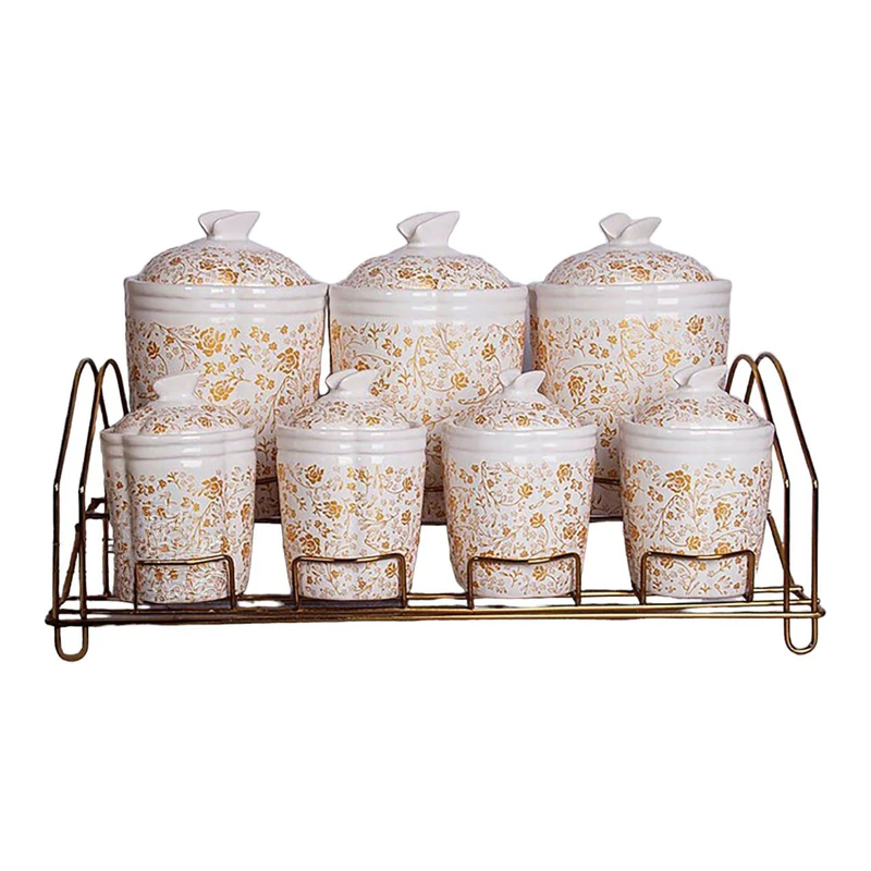 ست پاسماوری 7 پارچه مدل پروانه رز کد 1107