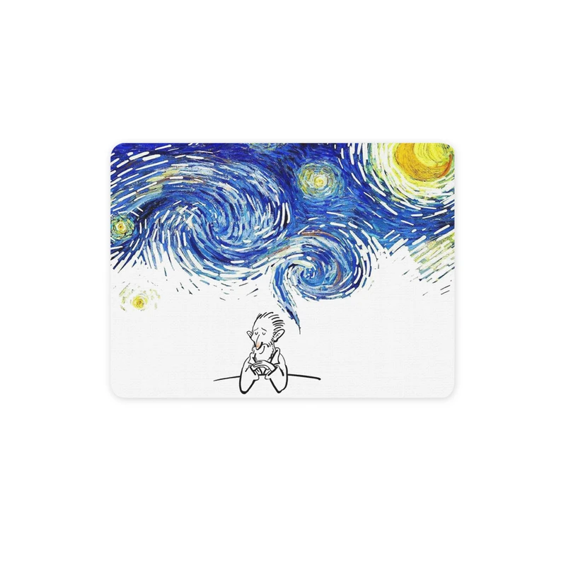 ماوس پد ترمه طراحان ایده مدل پترن ون گوگ کد strm1043