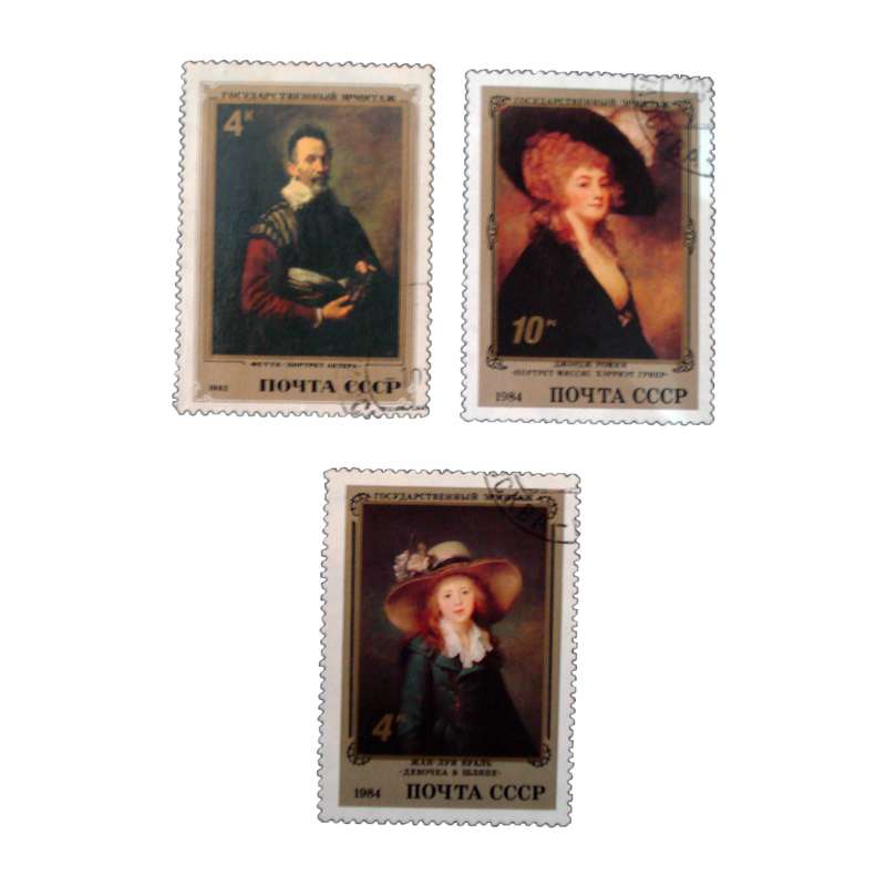 تمبر یادگاری مدل ملل کد bc-1794 مجموعه 3 عددی