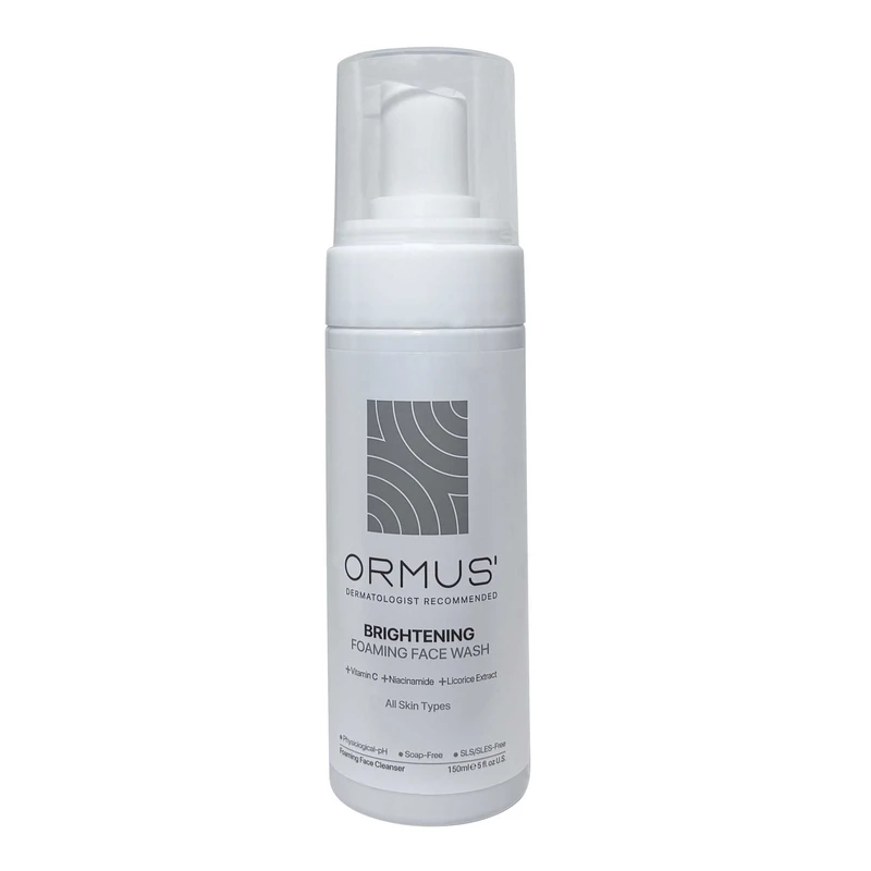 فوم شست‌وشوی صورت اورموس مدل Brightening مناسب برای انواع پوست حجم 150 میلی‌لیتر